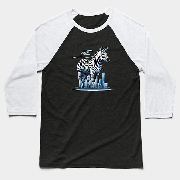 Zebra Animal Beauty Nature Wildlife Discovery Baseball T-Shirt by Cubebox